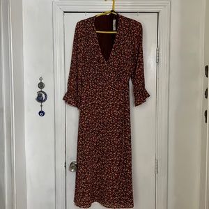 Madewell floral long dress!